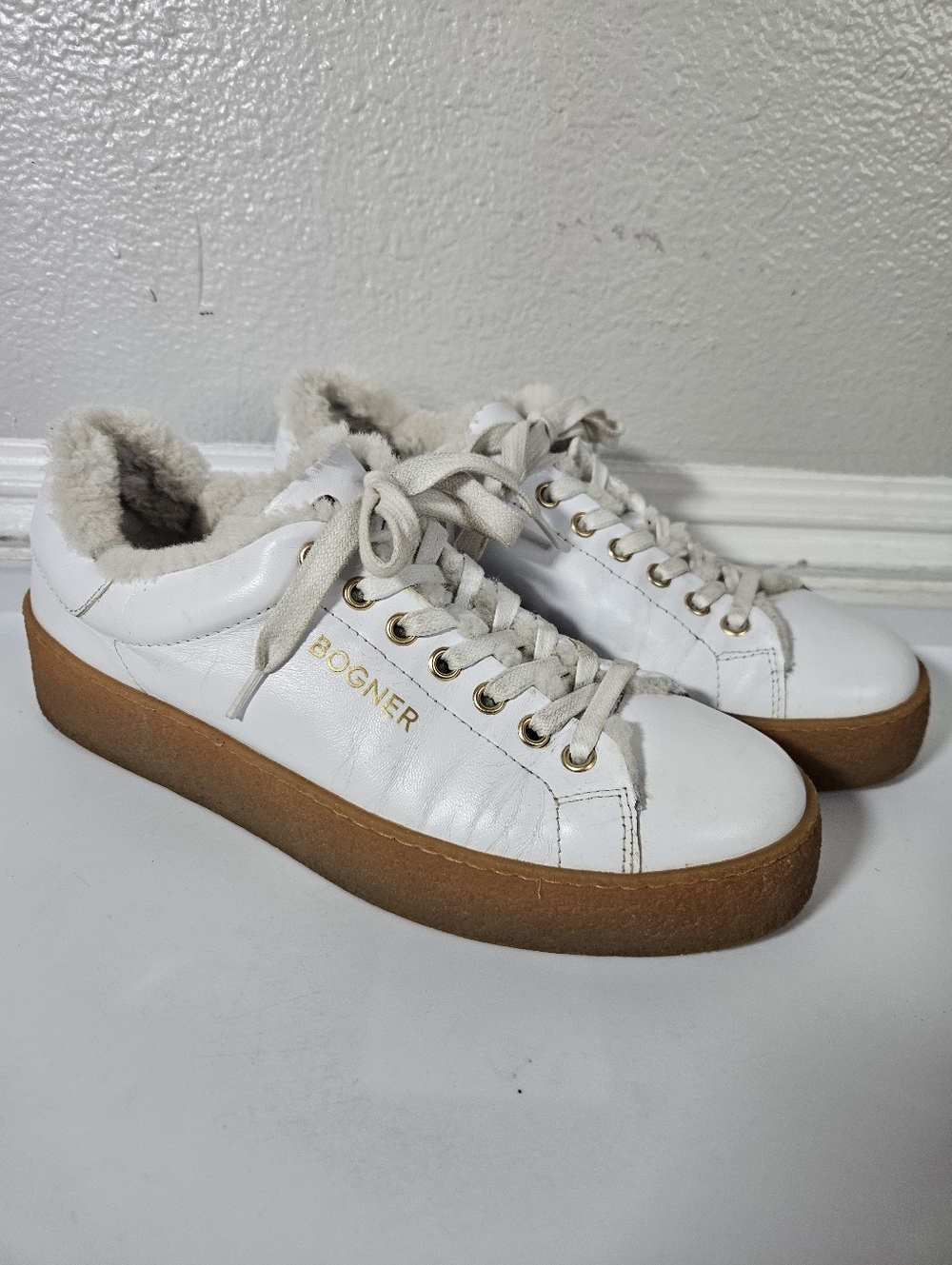 BOGNER Lucerne shearling-lined sneakers Size 38